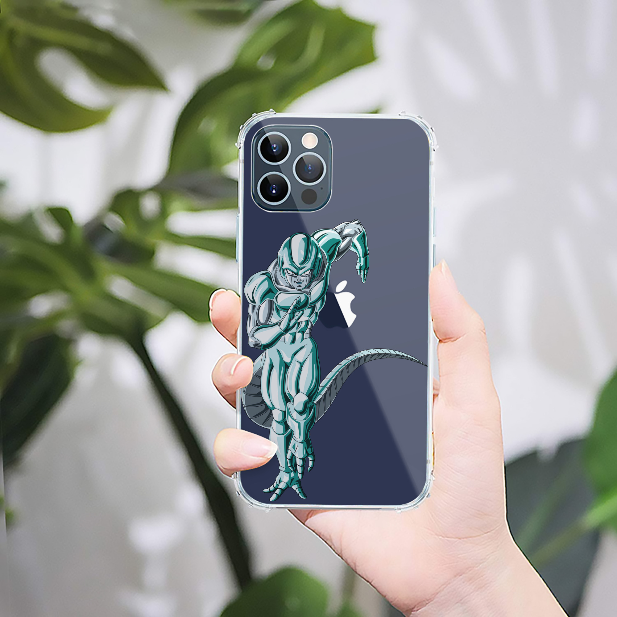 （画像用） ドラゴンボール フリーザ DRAGON BALL Frieza 【iPhone 12シリーズ対応】透明スマホケース（クリアソフトケース）